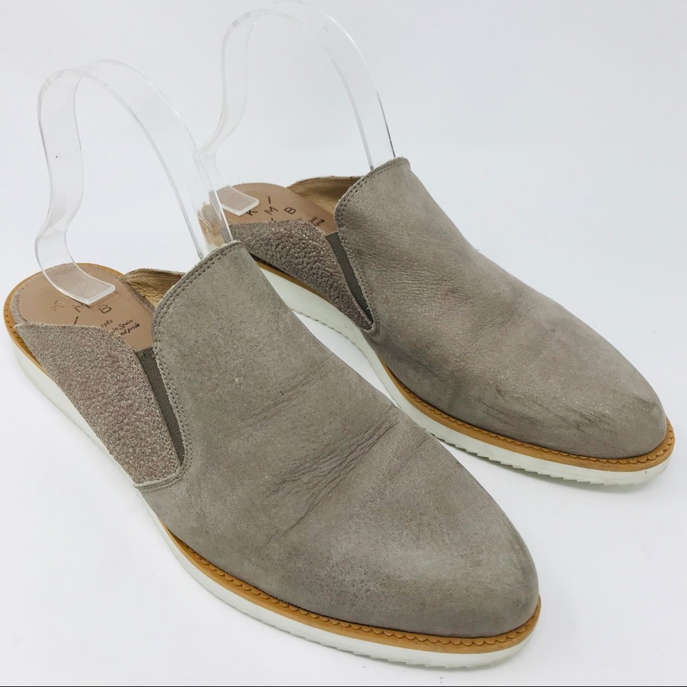 Anthropologie KMB Tara Grey Slide Sneakers 41
